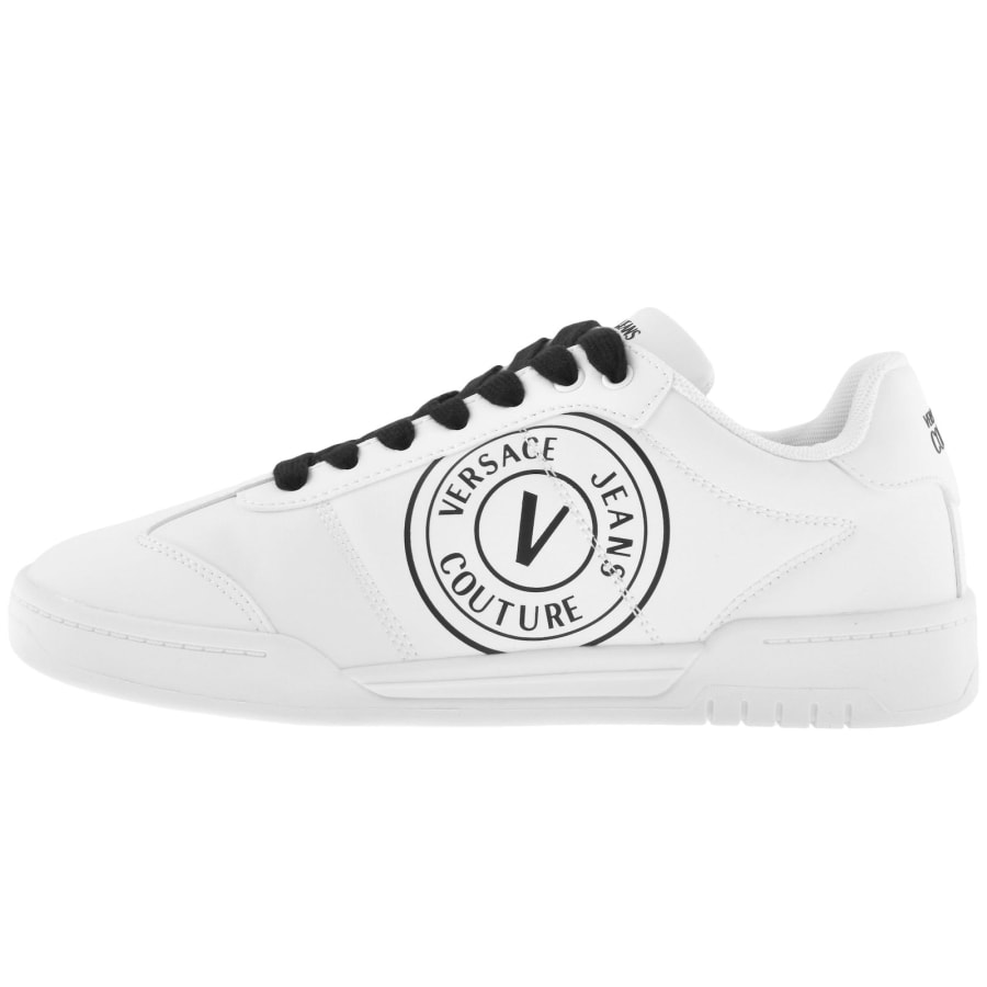 Versace white trainers on sale